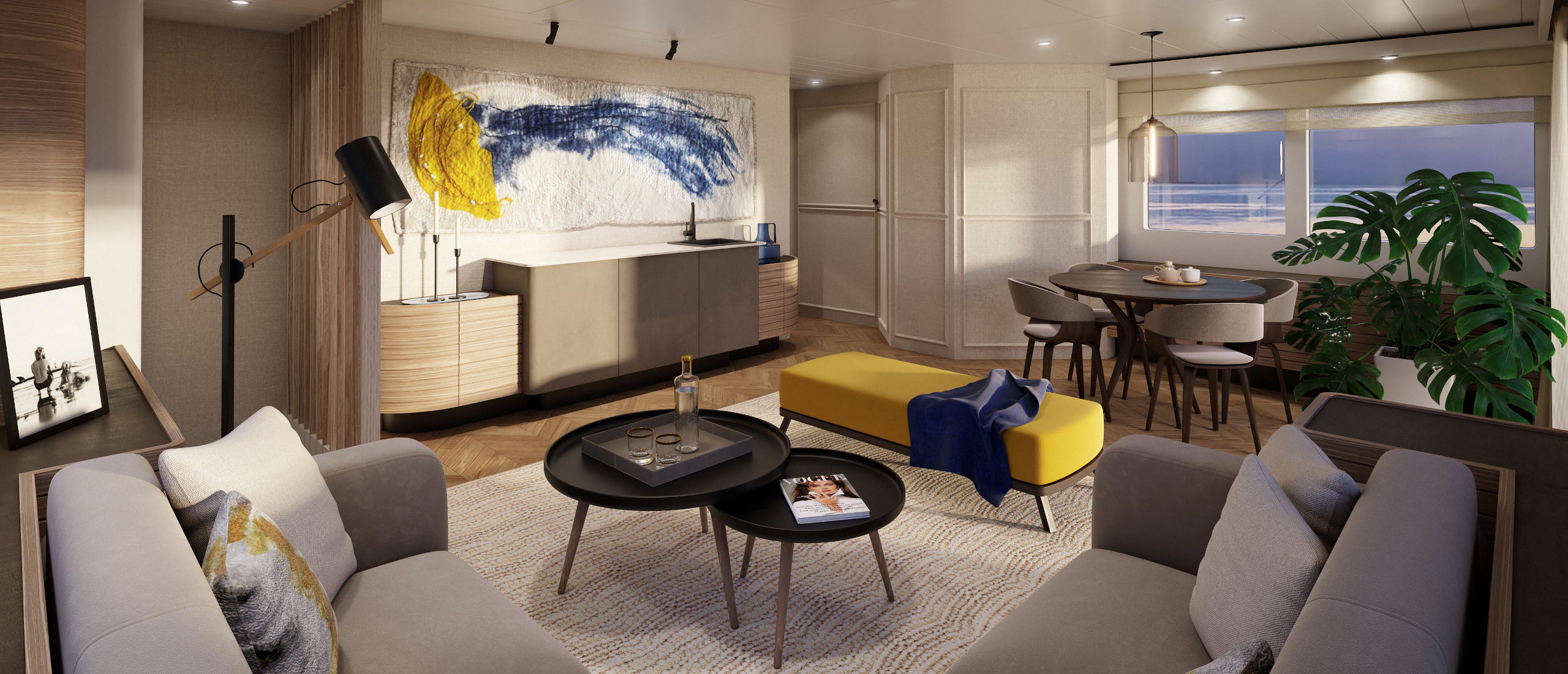 Vripack - Nordhavn 80 - Interior family centric room - Scandinavian design