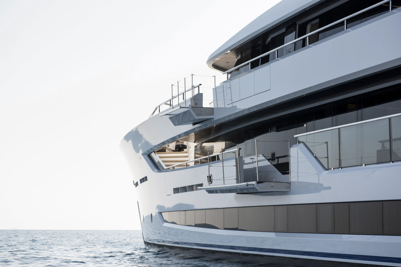 Al Waab – 55m superyacht – Exterior Design – Dropdown Balconies – Vripack Design – Award winning